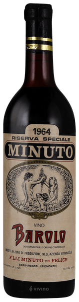 Fratelli Minuto Barolo Riserva Speciale 1967