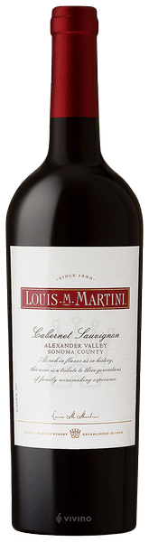 Louis M. Martini Alexander Valley Cabernet Sauvignon 2017