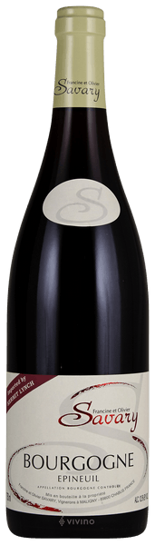 Francine et Olivier Savary Bourgogne Epineuil 2017