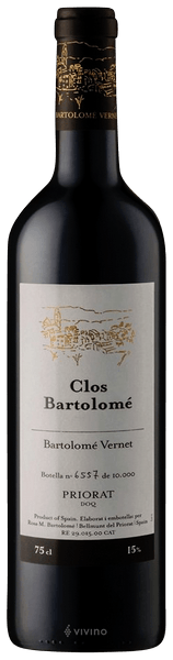Bartolom? Vernet Clos Bartolom? Tinto 2018