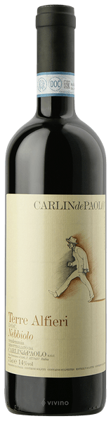 Carlin de Paolo Terre Alfieri Nebbiolo 2018