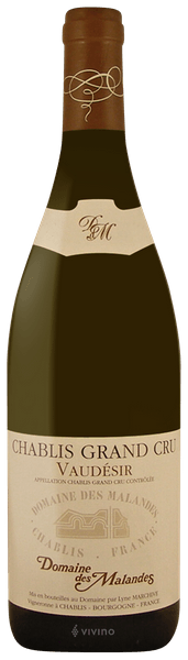 Domaine des Malandes Chablis Grand Cru 'Vaudesir' 2012