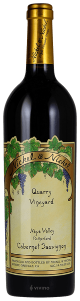 Nickel & Nickel Quarry Vineyard Cabernet Sauvignon 2014