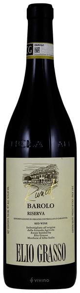 Elio Grasso Barolo Riserva R?ncot 2015