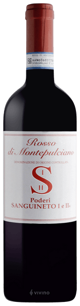 Poderi Sanguineto I e II Rosso di Montepulciano 2020