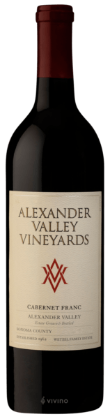 Alexander Valley Vineyards Estate Cabernet Franc 2019