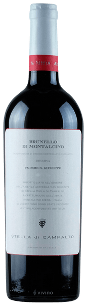 Stella di Campalto Brunello di Montalcino Riserva 2012