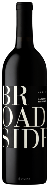 Broadside Margarita Vineyard Merlot 2018