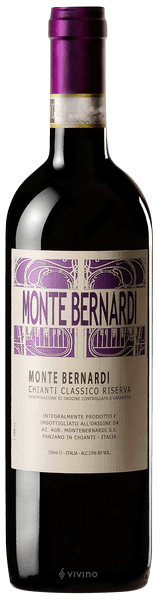 Monte Bernardi Chianti Classico Riserva 2018