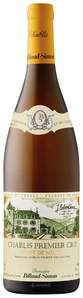 Billaud-Simon Chablis 1er Cru 'Mont de Milieu' 2010