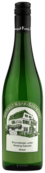 Karp Schreiber Brauneberger Juffer Riesling Kabinett 2018