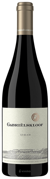 Gabri?lskloof Shiraz 2017