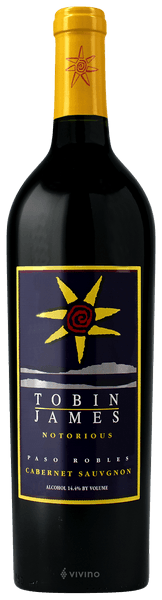 Tobin James Cellars Cabernet Sauvignon Notorious 2012