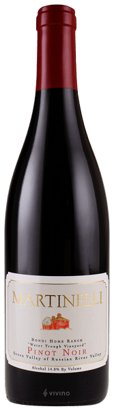 Martinelli Bondi Home Ranch Pinot Noir 2018