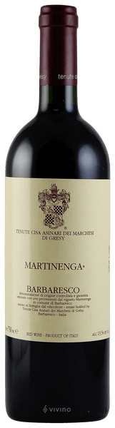 Marchesi di Gresy Barbaresco Martinenga 2017
