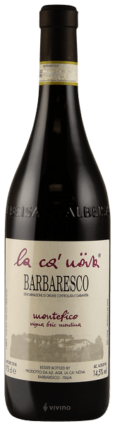La Ca' N?va Montefico Vigna Bric Mentina Barbaresco 2018