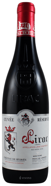 Ch?teau de S?gri?s Cuv?e R?serv?e Lirac 2017