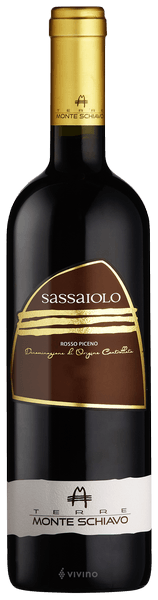 Monte Schiavo Sassaiolo Rosso Piceno 2016