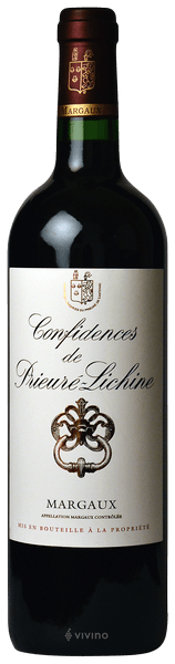 Ch?teau Prieur?-Lichine Confidences de Prieur?-Lichine Margaux 2018