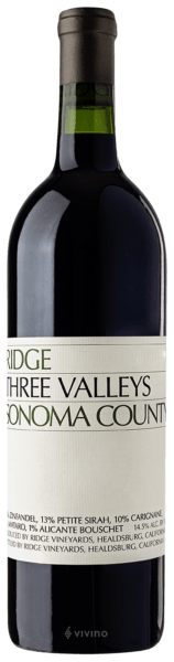 Ridge Vineyards Three Valleys 2020