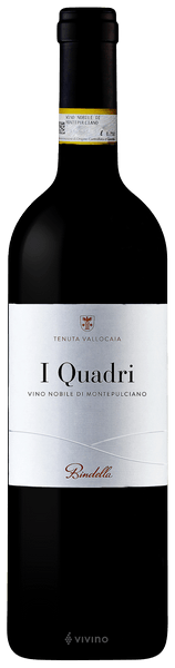 Bindella - Tenuta Vallocaia I Quadri Vino Nobile di Montepulciano 2012