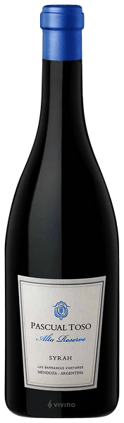 Pascual Toso Alta Reserve Syrah 2012