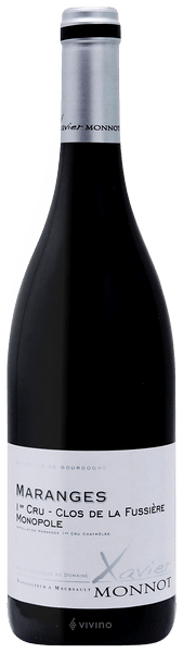 Xavier Monnot Maranges 1er Cru 'Clos de la Fussi?re' Monopole 2019