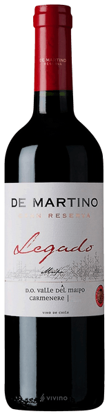 De Martino Legado Carmen?re (Reserva) 2019