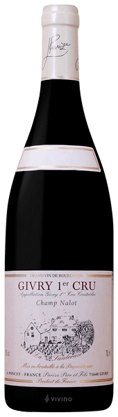 Domaine Parize Champ Nalot Givry Premier Cru Rouge 2020