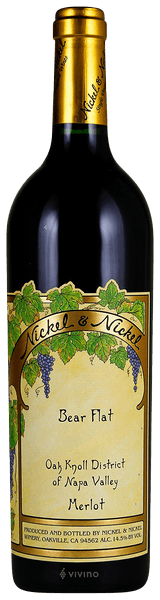 Nickel & Nickel Bear Flat Merlot 2017