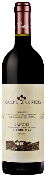 Giuseppe Cortese Nebbiolo Langhe 2019