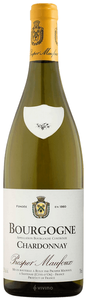Prosper Maufoux Bourgogne Blanc (Chardonnay) 2017