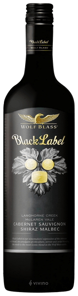Wolf Blass Black Label (Cabernet Sauvignon - Merlot - Shiraz - Malbec) 1998