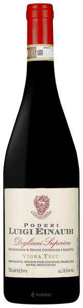 Luigi Einaudi Vigna Tecc Dogliani Superiore 2014