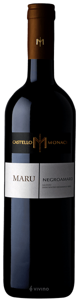 Castello Monaci Negroamaro Salento Maru 2018