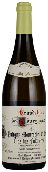 Paul Pernot Puligny-Montrachet 1er Cru Folati?res 2015