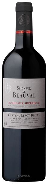 Ch?teau Leroy-Beauval Seigneur de Beauval Bordeaux Sup?rieur 2015
