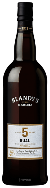 Blandy's 5 Year Old Bual Madeira (Medium Rich) N.V.