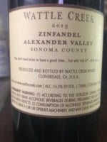 Wattle Creek Zinfandel 2016