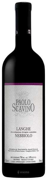 Paolo Scavino Langhe Nebbiolo 2019