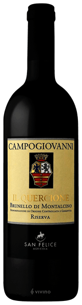 San Felice Campogiovanni Brunello di Montalcino Riserva Il Quercione 2008