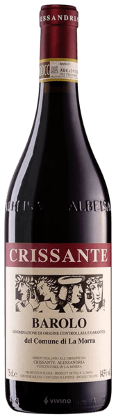 Crissante Alessandria Barolo del Comune di La Morra 2016