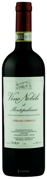 Tenuta di Gracciano della Seta Ferrari Corbelli Nobile di Montepulciano 2018