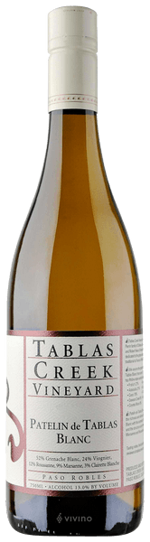 Tablas Creek Vineyard Patelin de Tablas Blanc 2018