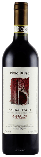 Piero Busso Albesani Vigna Borgese Barbaresco 2018