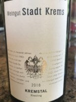 Weingut Stadt Krems Kremstal Riesling 2018