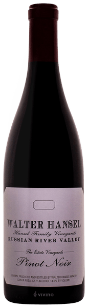 Walter Hansel The Estate Vineyards Pinot Noir 2016