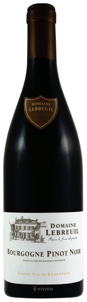 Domaine Lebreuil Bourgogne Pinot Noir 2018