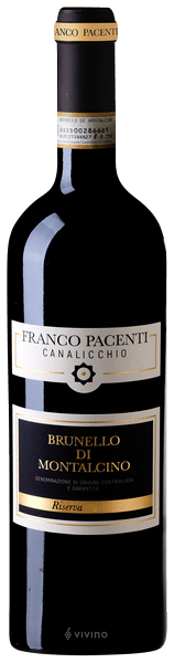 Canalicchio - Franco Pacenti Brunello di Montalcino Riserva 2012