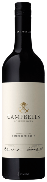 Campbells Limited Release Rutherglen Durif 2015